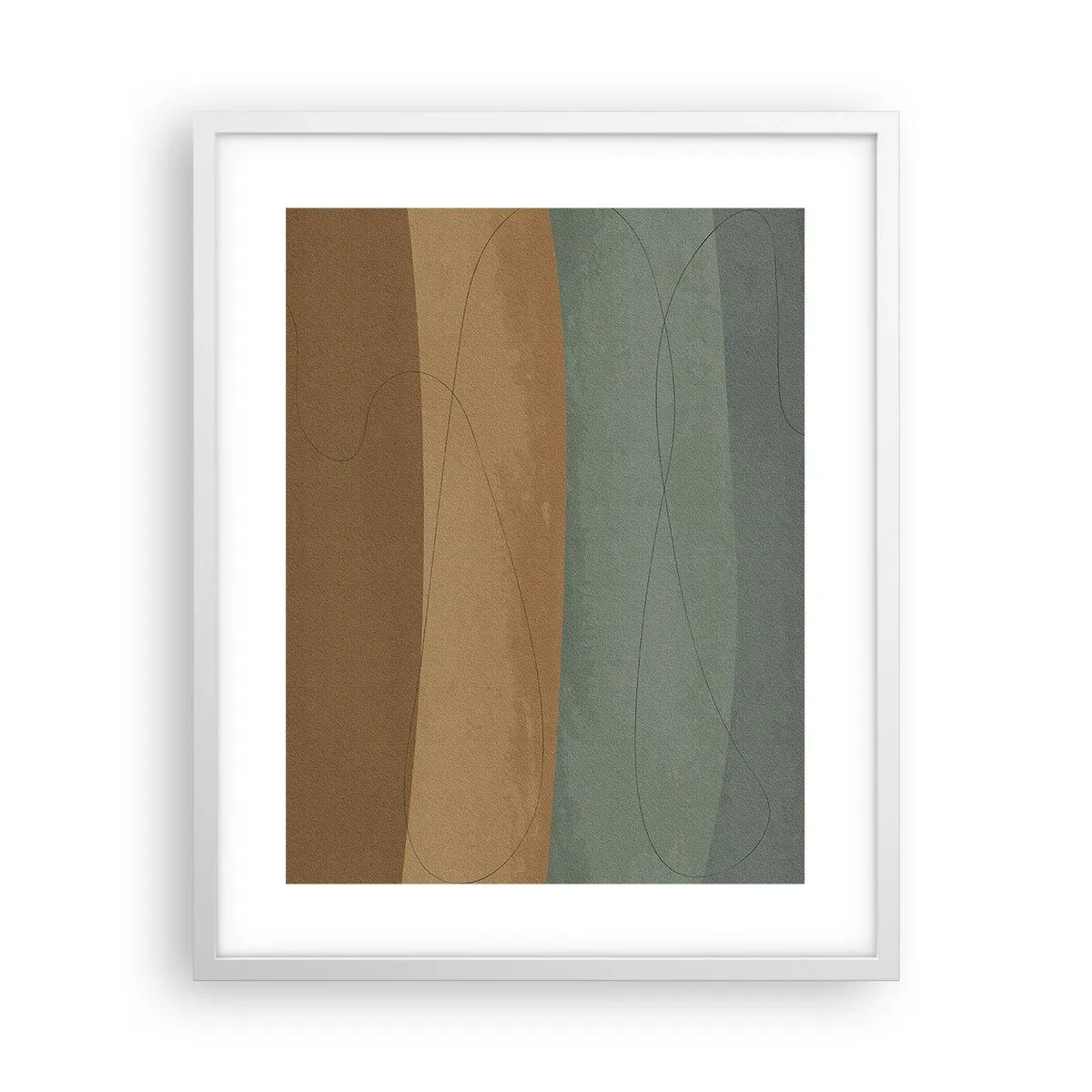 Plagát v bielom ráme - Horizontálna kompozícia - 40x50 cm