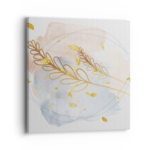 Obraz na plátne - Zlatý závan - 40x40 cm