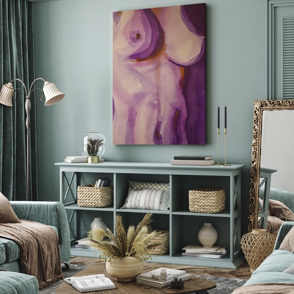 Obraz na plátne - Óda na ženskosť - 65x120 cm