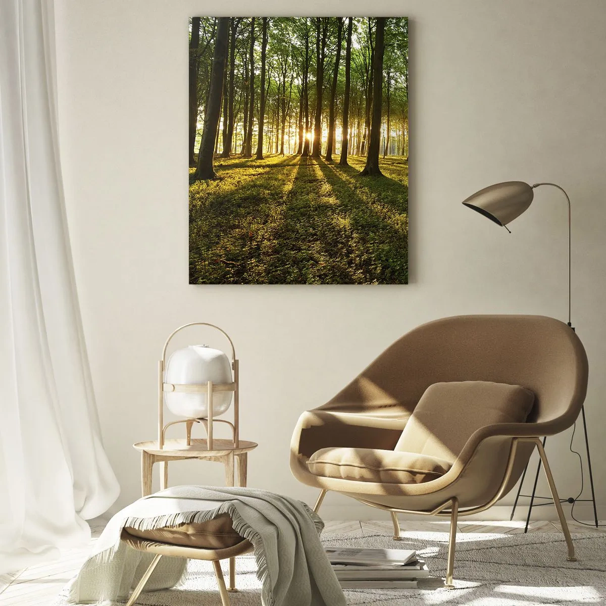 Obraz na skle - Fotografie všetkých jarí - 50x70 cm