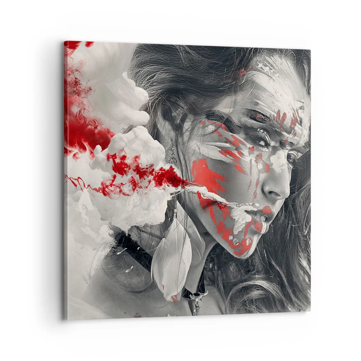 Obraz na plátne - V škárach absurdity - 60x60 cm