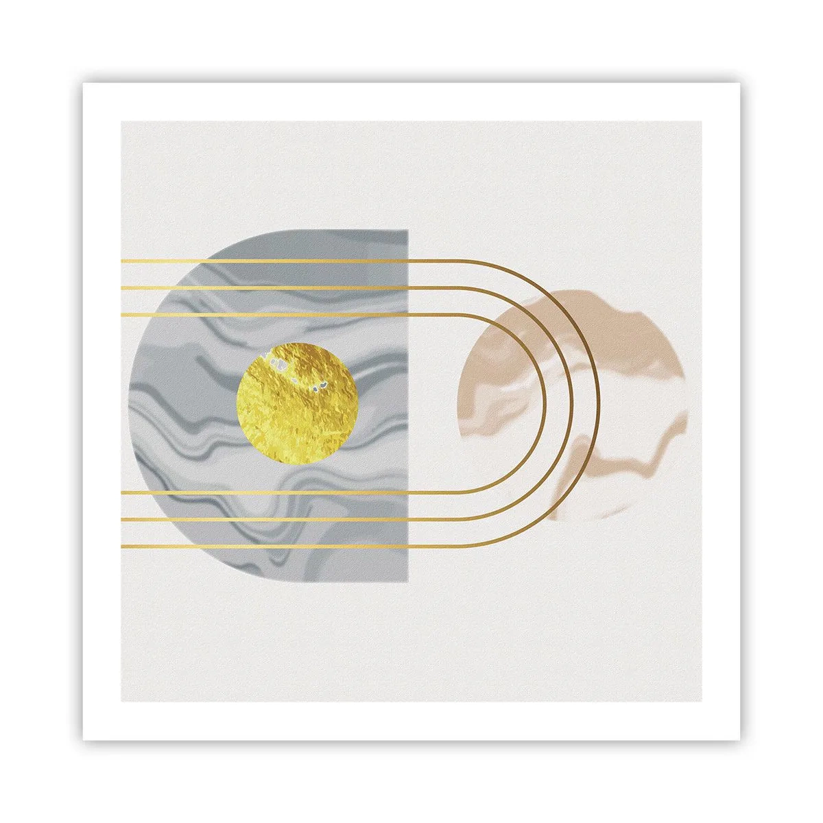 Plagát - Jas a žiarivosť - 60x60 cm