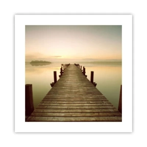 Plagát - Úsvit, svitanie, svetlo - 40x40 cm