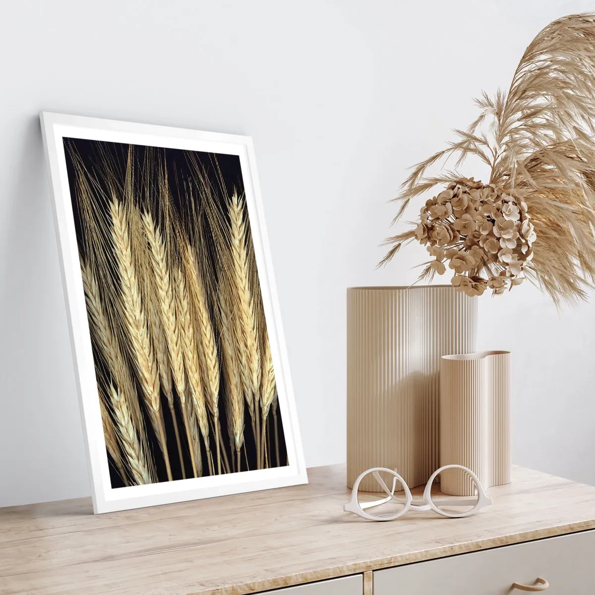 Plagát v bielom ráme - Rustikálna mágia - 70x100 cm