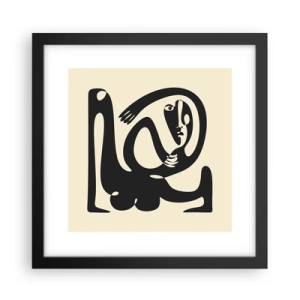 Plagát v čiernom ráme - Skoro Picasso - 30x30 cm