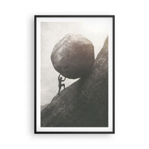 Plagát v čiernom ráme - Verím, proti všetkej nádeji - 61x91 cm