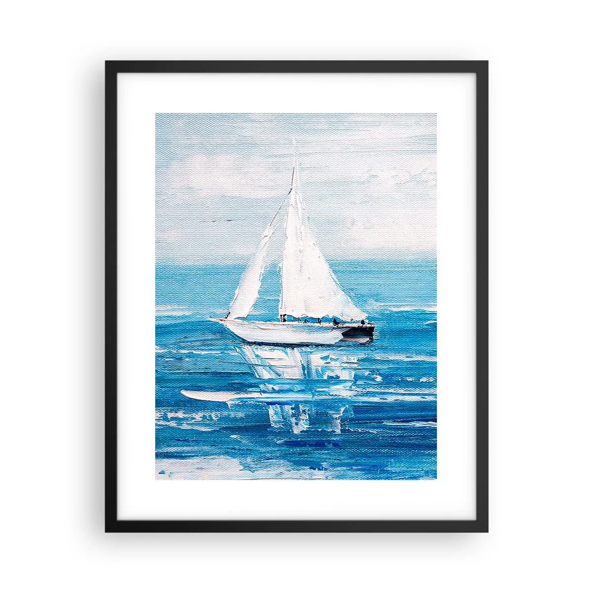 Plagát v čiernom ráme - S priateľom po boku - 40x50 cm