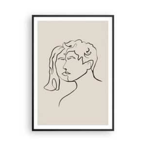 Plagát v čiernom ráme - A bola jednota - 70x100 cm