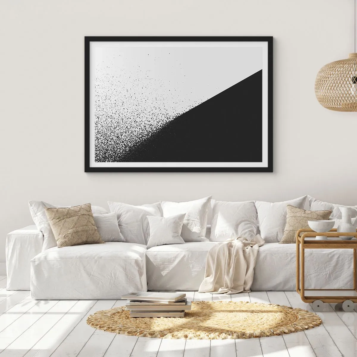 Plagát v čiernom ráme - Rýchlejšie a rýchlejšie, viac a viac - 91x61 cm