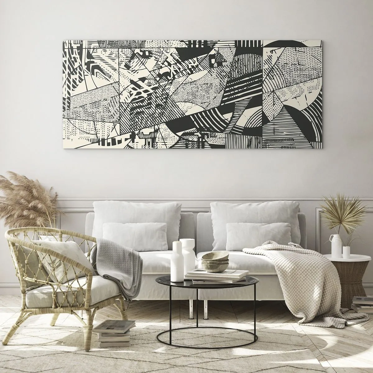 Obraz na skle - Dynamika súčasnosti - 120x50 cm