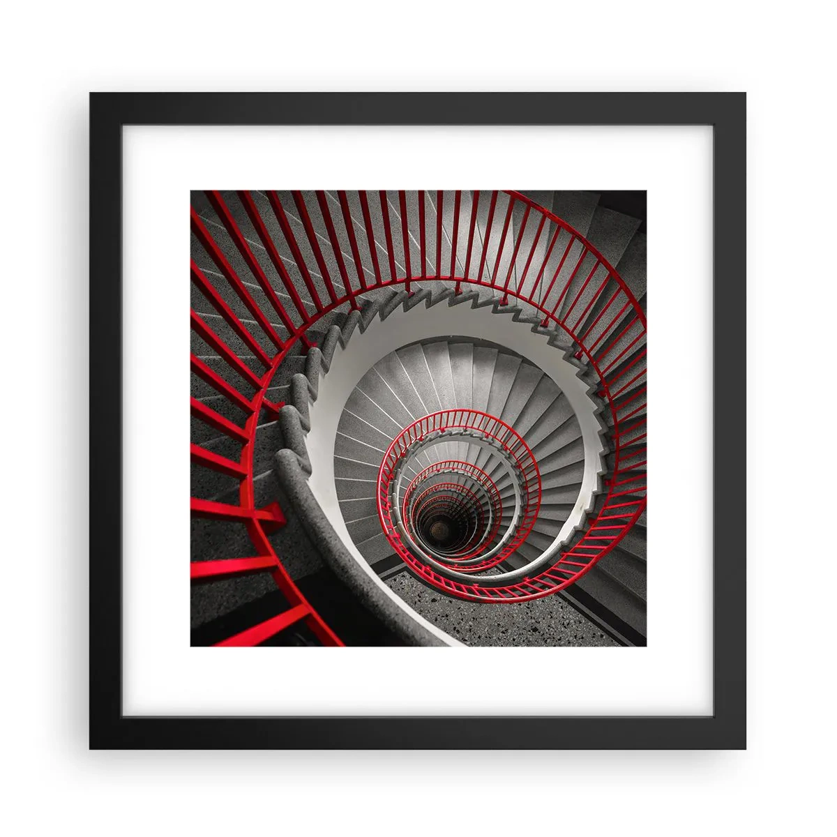 Plagát v čiernom ráme - Architektonické hry - 30x30 cm