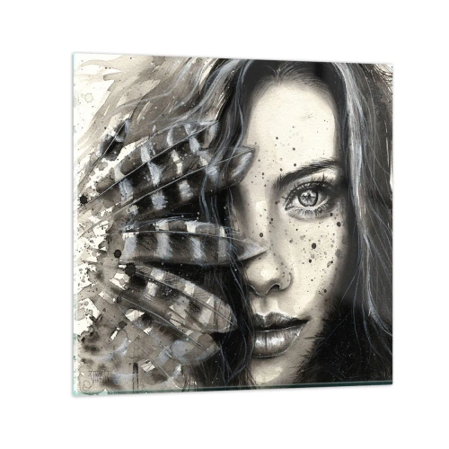 Obraz na skle - Divoká krása - 60x60 cm