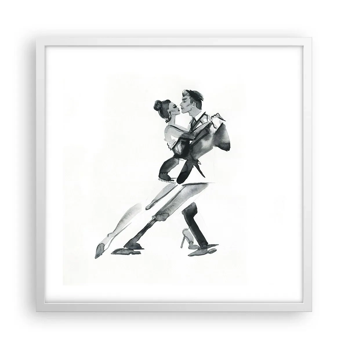 Plagát v bielom ráme - V jednom rytme - 50x50 cm