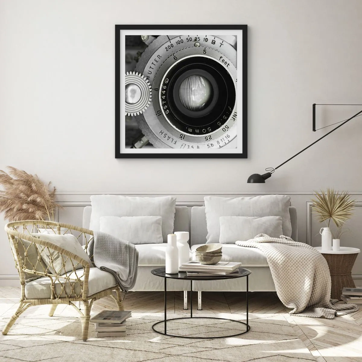 Plagát v čiernom ráme - Príbeh o Hollywoode - 50x50 cm