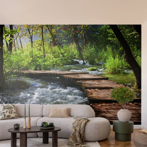 Fototapeta Standard Eco - Pri spenenom vodopáde - Krajina, Chorvátsko, Príroda - 200x140 cm