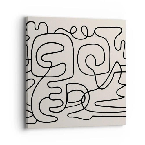 Obraz na plátne - Podľa stopy - 30x30 cm