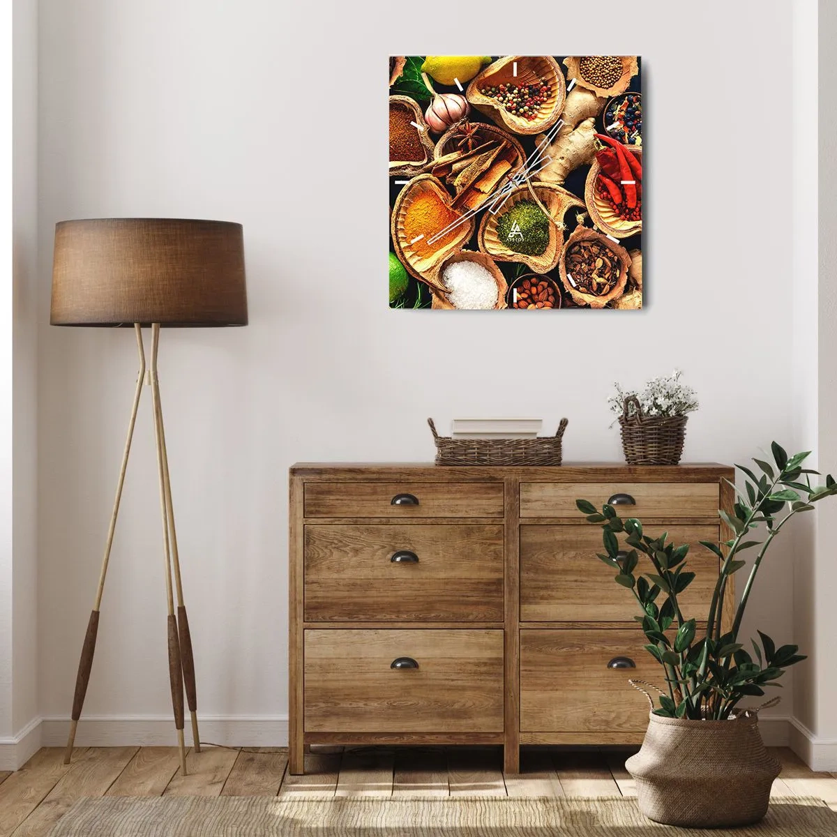 Nástenné hodiny - Vezmi si, čo chceš - 40x40 cm