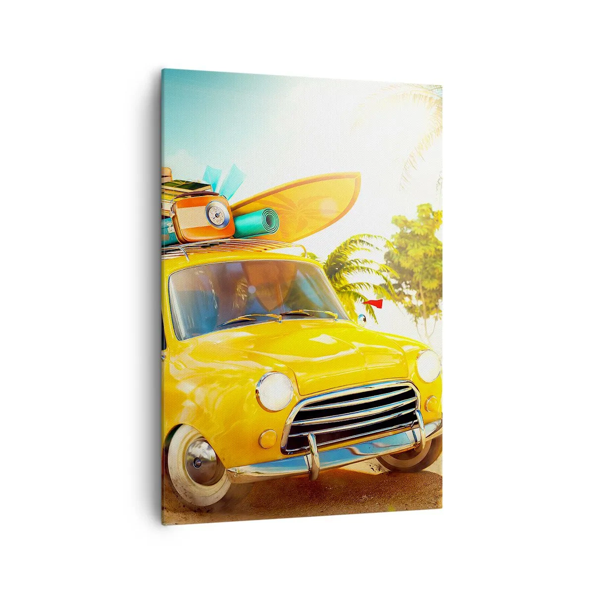 Obraz na plátne - Cesta pre viac ako jeden úsmev - 70x100 cm