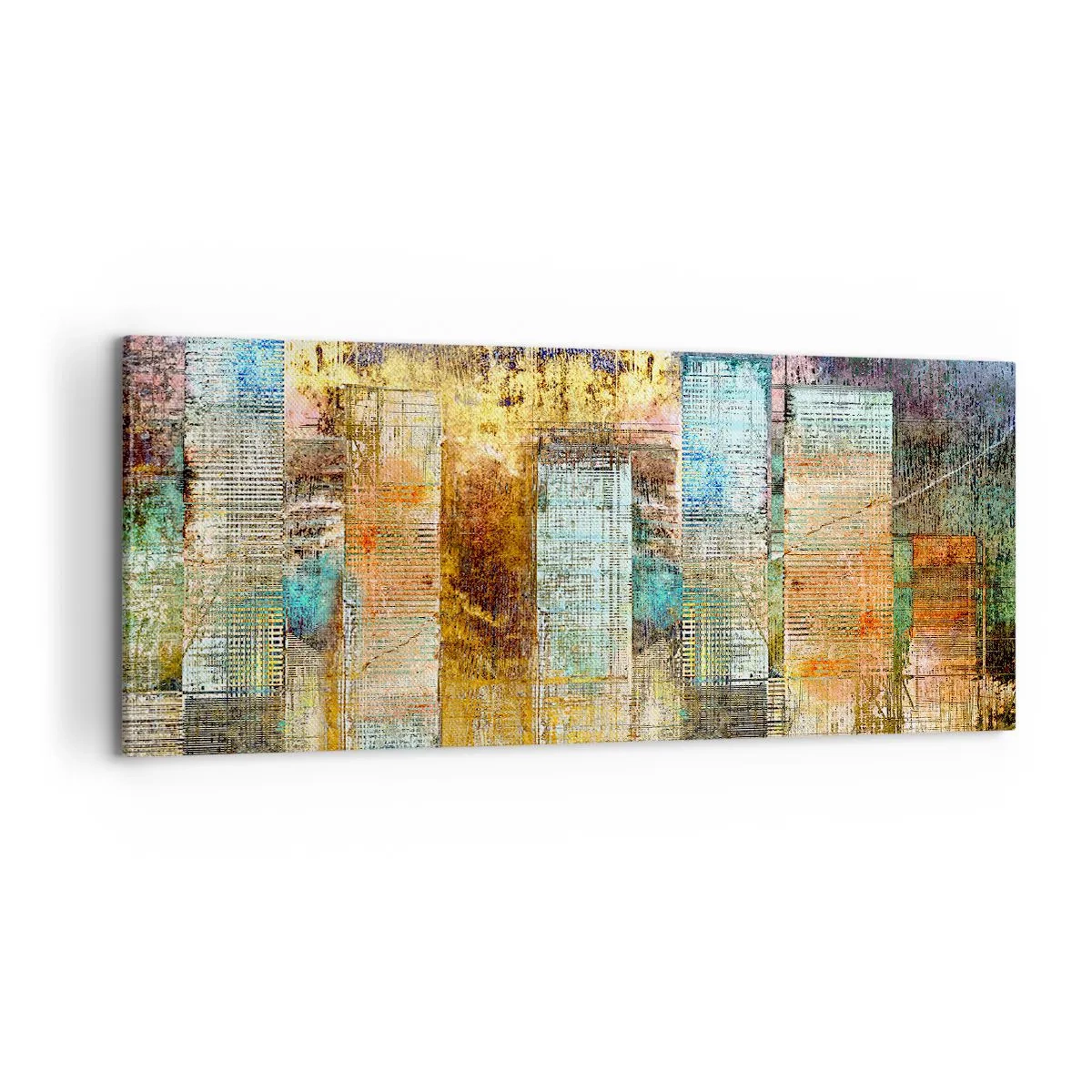 Obraz na plátne - Slnečná metropola - 100x40 cm