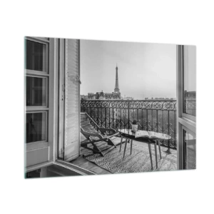 Obraz na skle - Parížske popoludnie - 100x70 cm