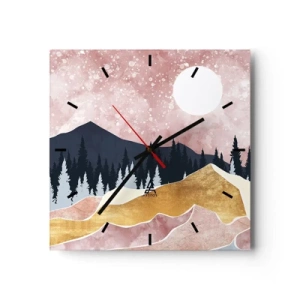 Nástenné hodiny - Nočná hliadka - 30x30 cm