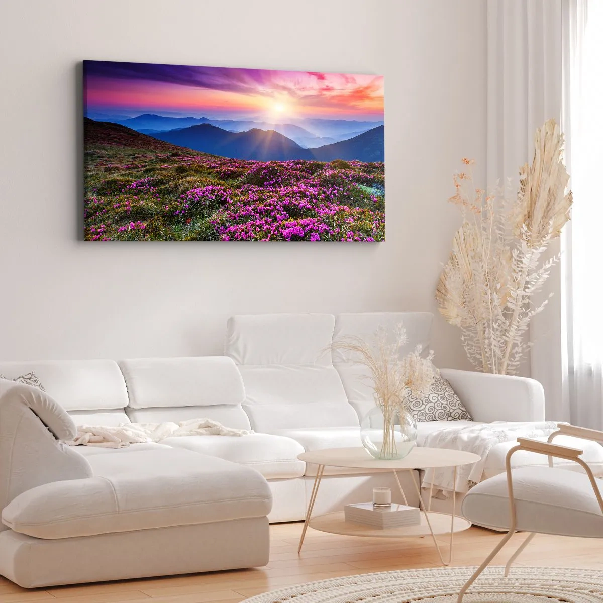 Obraz na plátne - Zavoňali svieže púčiky byliniek z obilných polí - 100x40 cm
