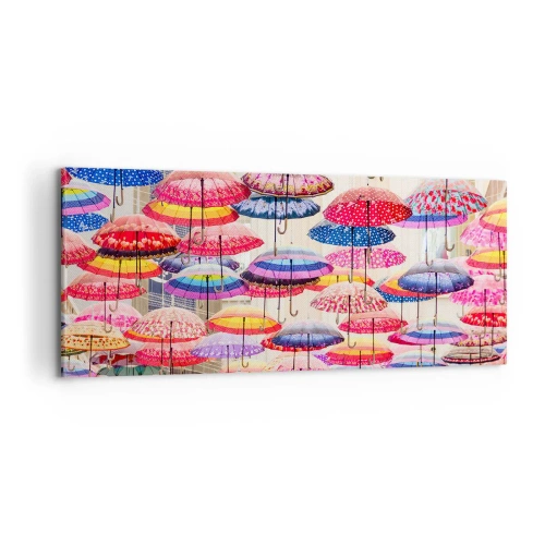 Obraz na plátne - Mestská lúka - 100x40 cm