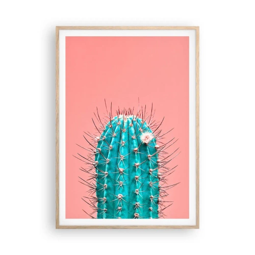 Plagát v ráme zo svetlého duba - Len pozeraj - 70x100 cm