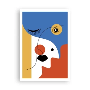 Plagát - Zdeformovaný portrét - 70x100 cm