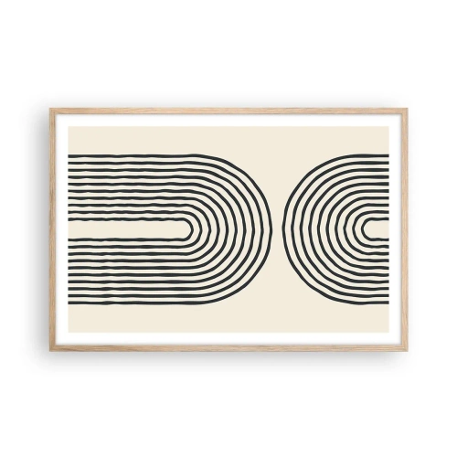 Plagát v ráme zo svetlého duba - Už čoskoro… - 91x61 cm