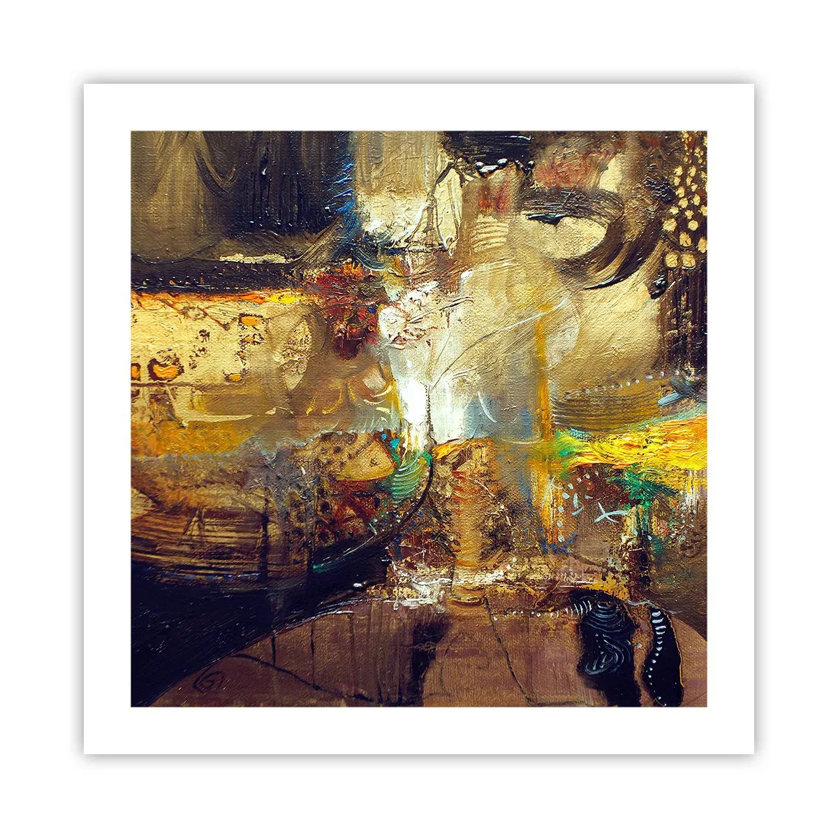 Plagát - Zima, teplejšie, horúco - 50x50 cm