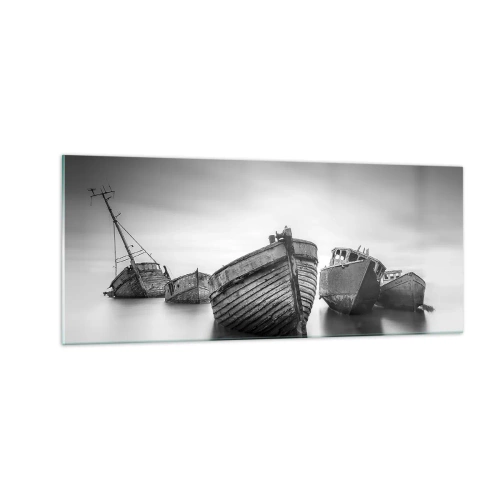 Obraz na skle - Už iba spomienky... - 100x40 cm