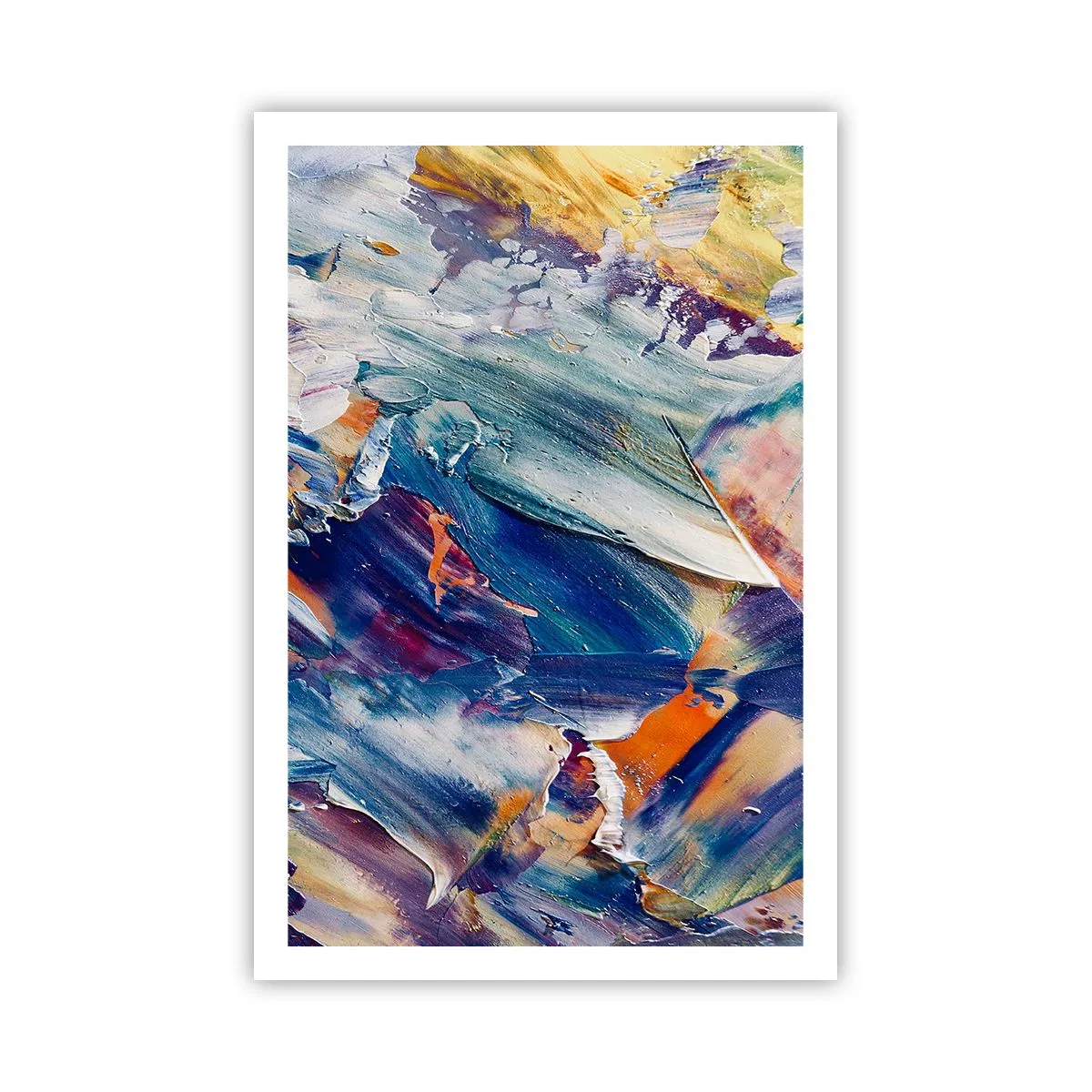 Plagát - Chaos farieb - 61x91 cm