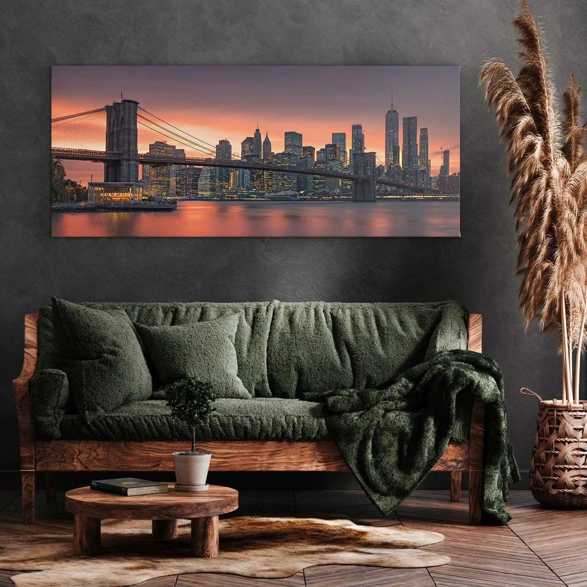 Obraz na plátne - Ponorené do ľaliového ticha - 100x40 cm