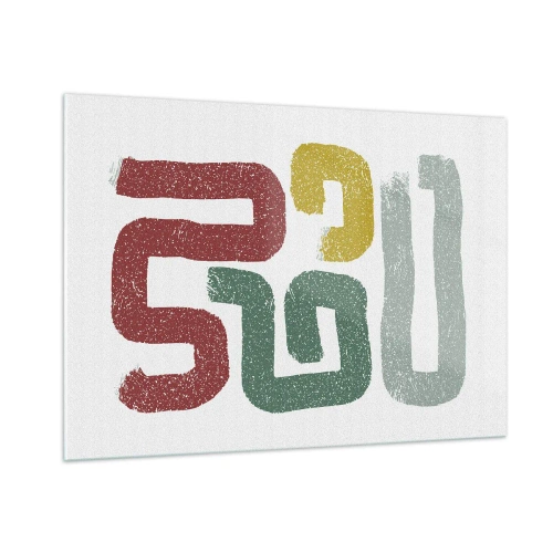 Obraz na skle - V neznámom jazyku - 100x70 cm