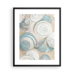 Plagát v čiernom ráme - Čo skrýva mušľa? - 40x50 cm