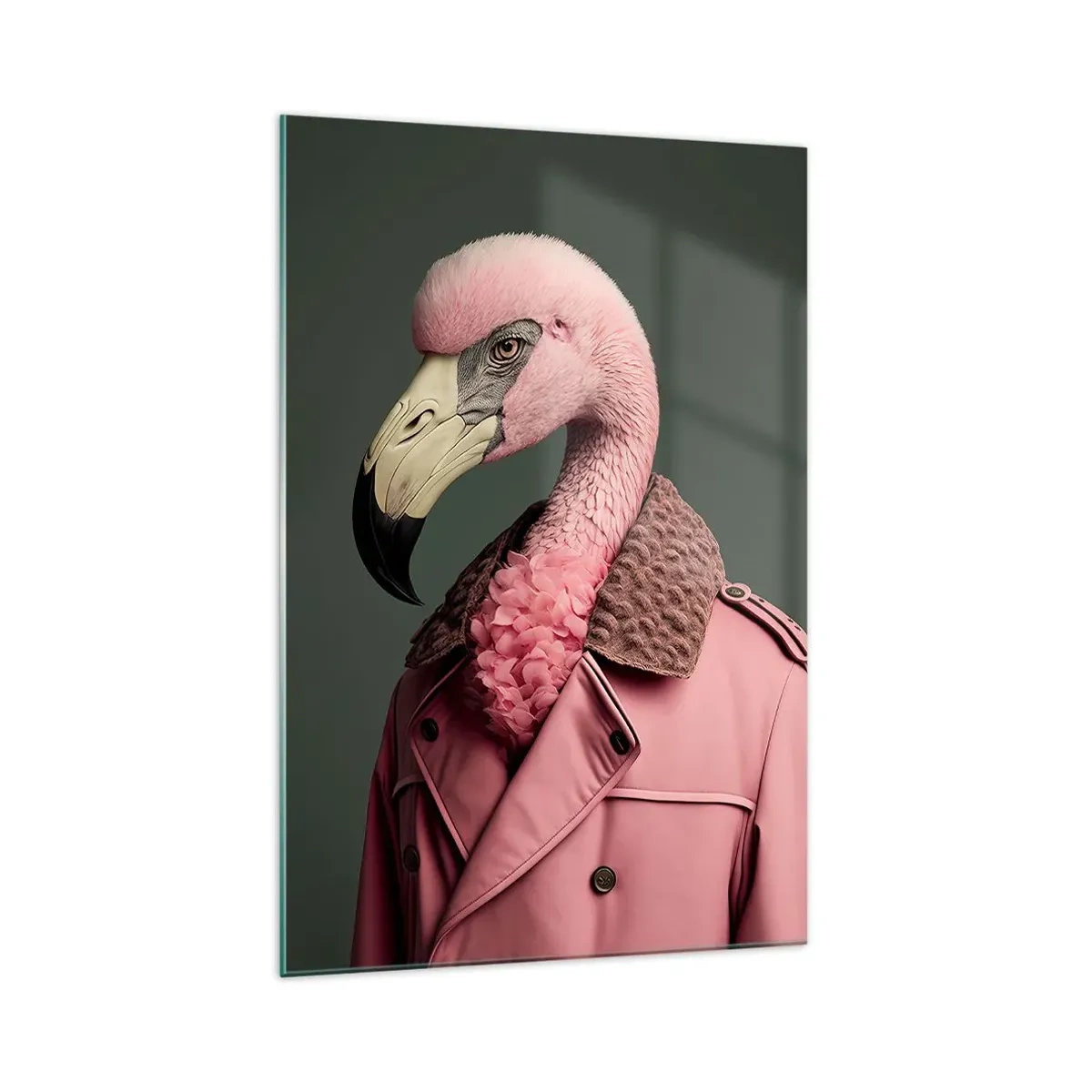 Obraz na skle - Skutočný elegán - 70x100 cm