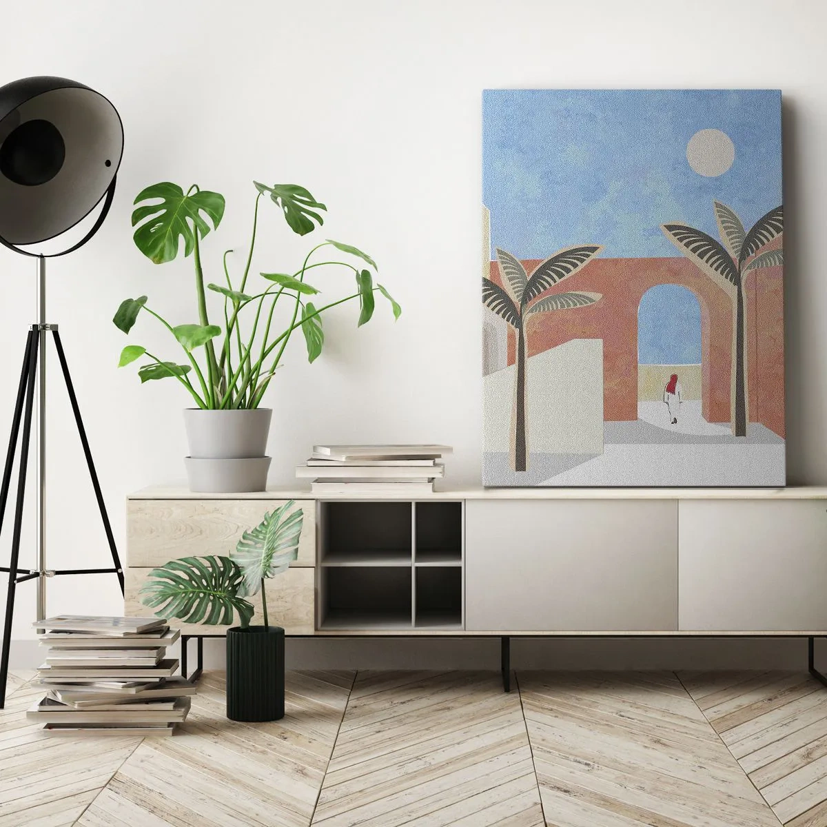 Obraz na plátne - Arabský deň - 55x100 cm