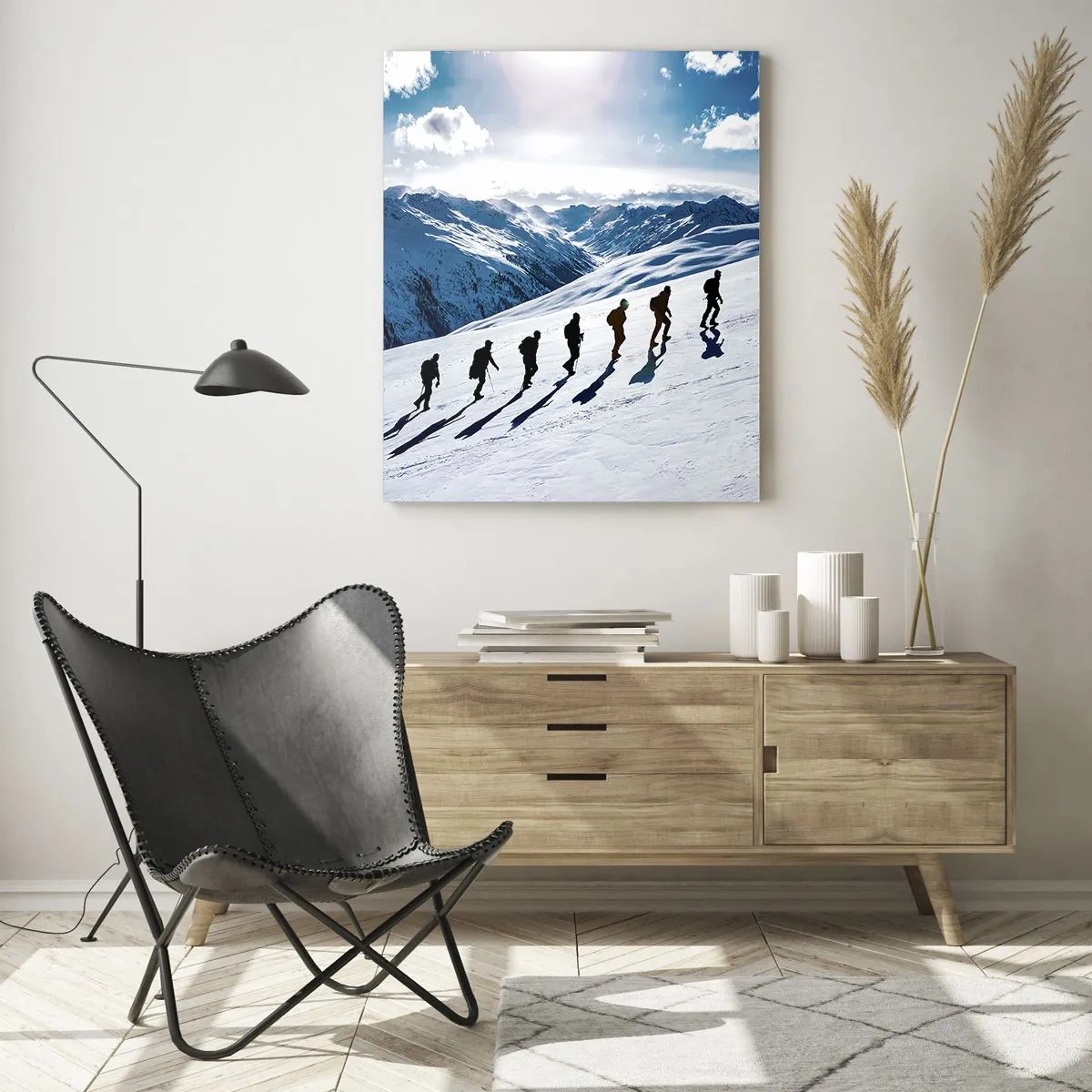 Obraz na skle - Tím dobývateľov - 50x70 cm