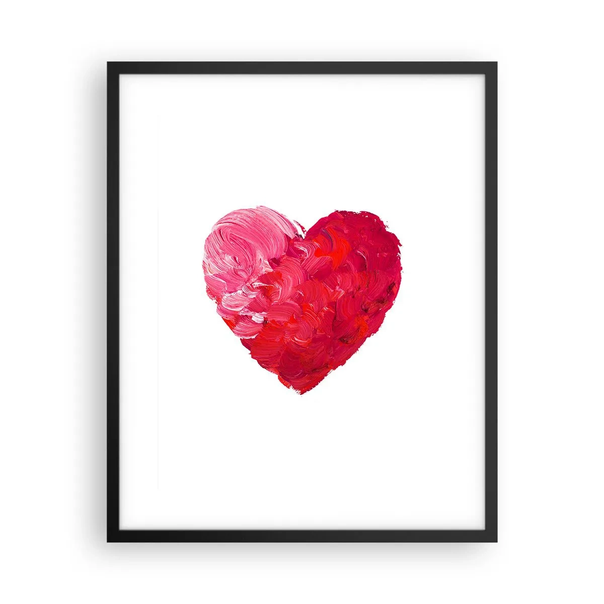 Plagát v čiernom ráme - All you need is love - 40x50 cm