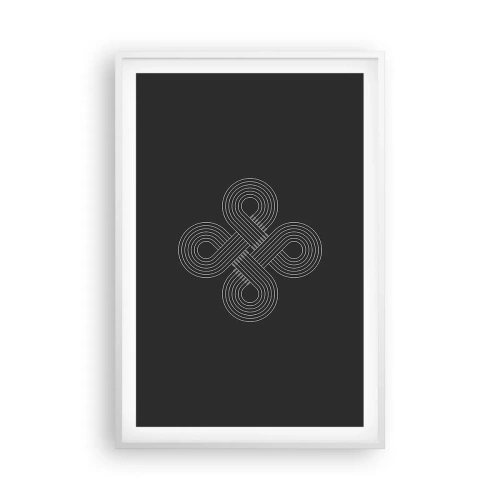 Plagát v bielom ráme - V keltskom duchu - 61x91 cm