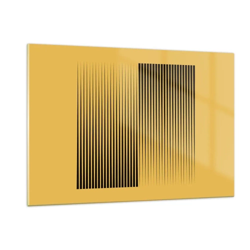 Obraz na skle - Štvorec protikladov - 120x80 cm