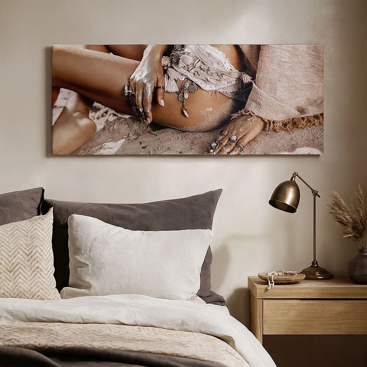 Obraz na plátne - Vyplavená na breh? - 100x40 cm