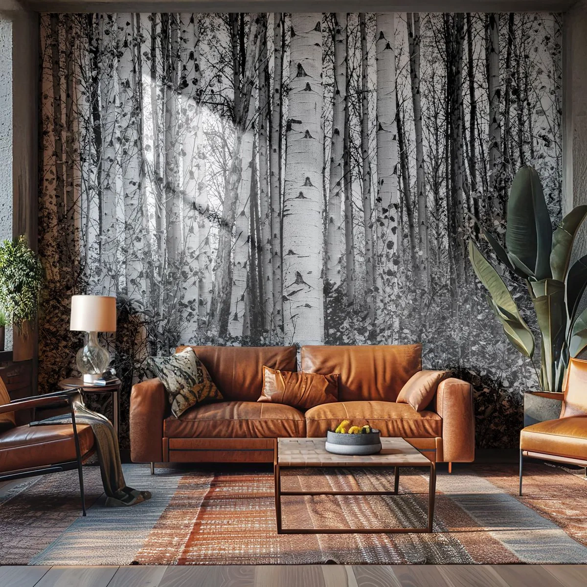 Fototapeta Standard Eco - Brezová kolonáda - les, Breza, Príroda - 300x210 cm