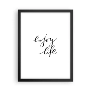Plagát v čiernom ráme - Niet čo dodať… - 30x40 cm