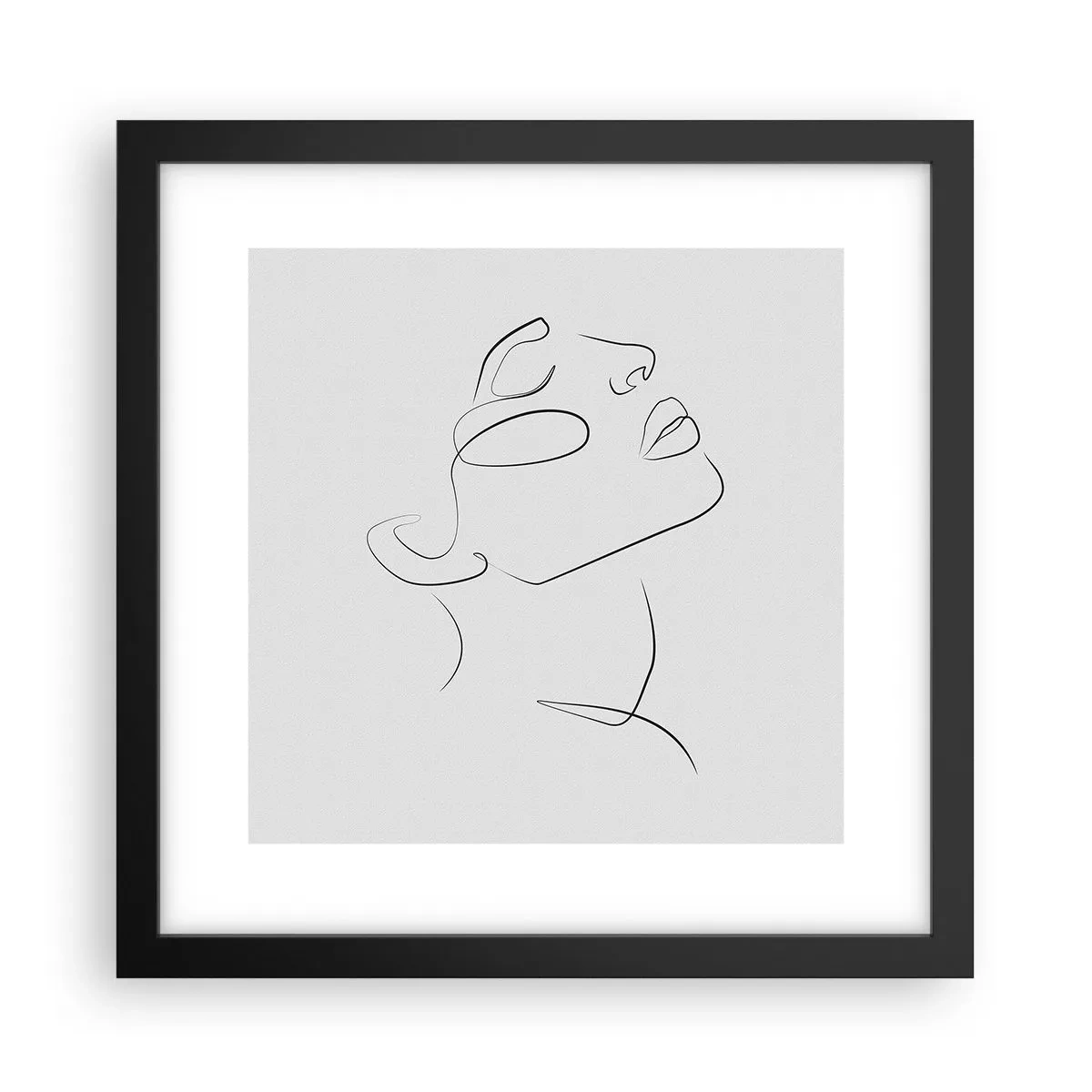 Plagát v čiernom ráme - Meandre sna - 30x30 cm