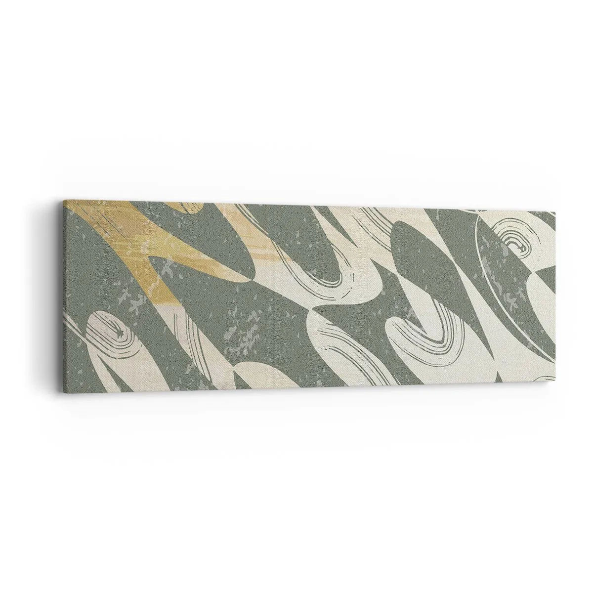 Obraz na plátne - Rytmizovaná abstrakcia - 90x30 cm