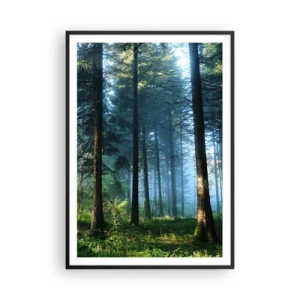 Plagát v čiernom ráme - Žiariaci za úsvitu - 70x100 cm
