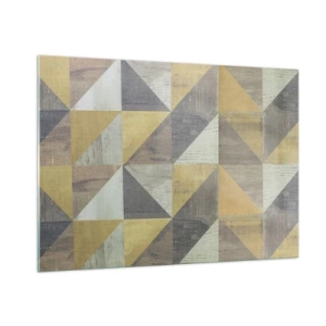 Obraz na skle - V uhle trojuholníka - 100x70 cm