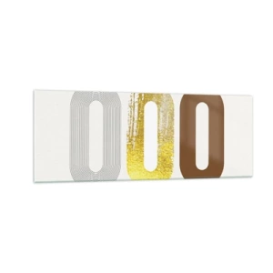 Obraz na skle - Ooo! - 140x50 cm